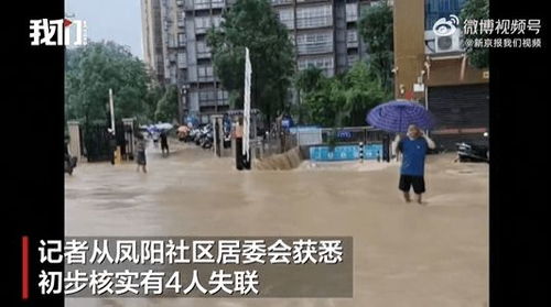 湖南一小区车库突发洪涝，四名业主失联引发社会关注